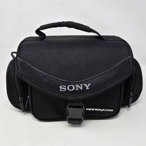 Sony‎ LCS-VA30 Handycam Camcorder Bag Camera Black Padded Case Shoulder Strap